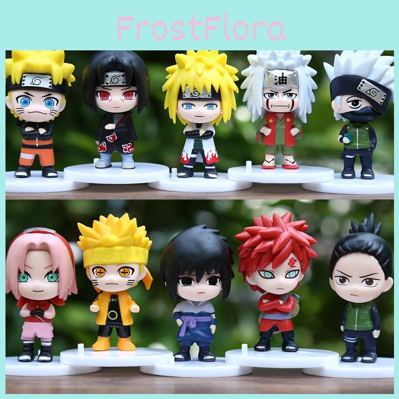 Naruto Pvc Action Figures Model Toy Set With Collectible Characters For Anime Fans
