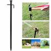 4PCS Steel Lengthen Outdoor Travel Camping Bch Tent Pegs Pin Stakes Ground Nail(30cm)