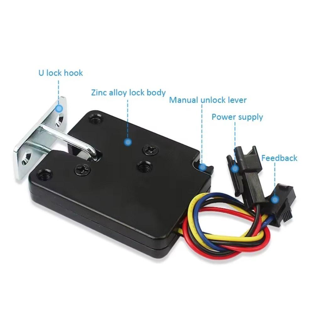 50KG Holding Force Electric Lock DC 3V-24V Cabinet Door Lock Mini Access Control Lock Drawer