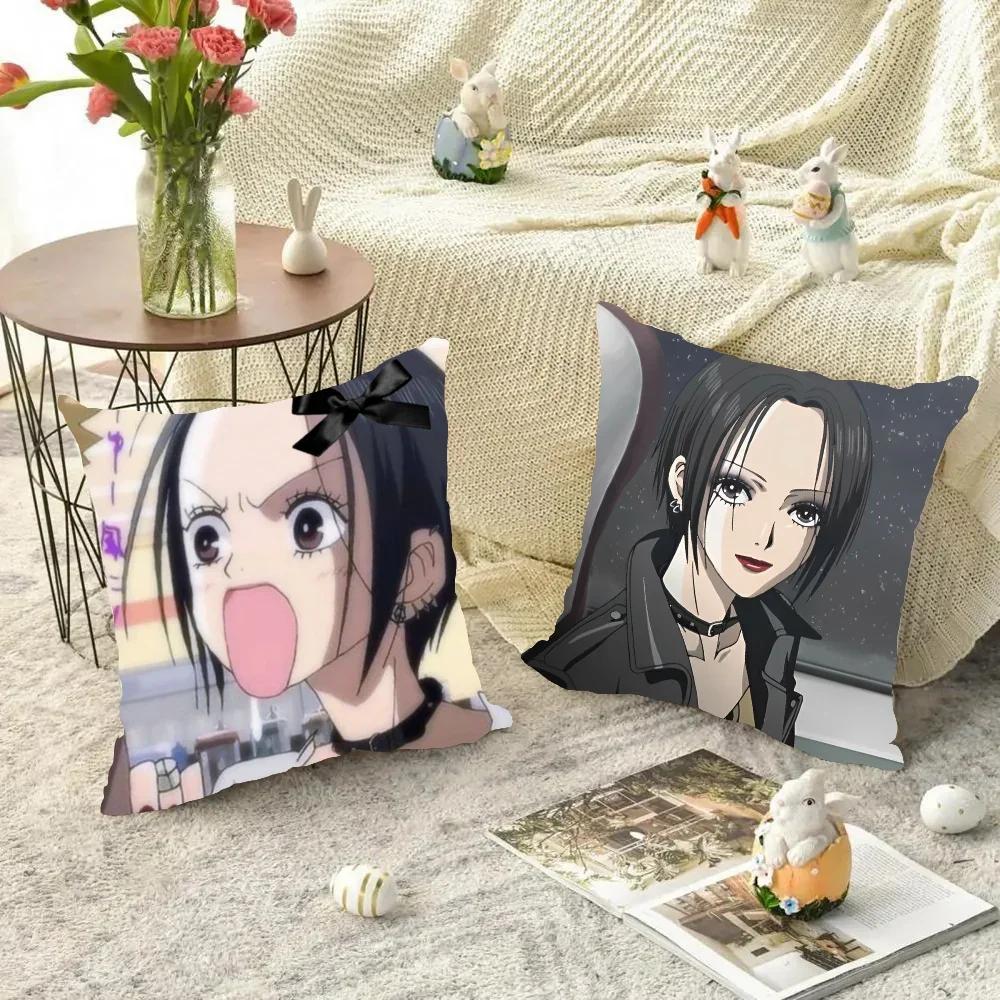 1pc Japanese Classic Anime NANA Pillow Case Square Bedroom Sofa Leisure Comfort Cushion Car Living Room Home Decoration