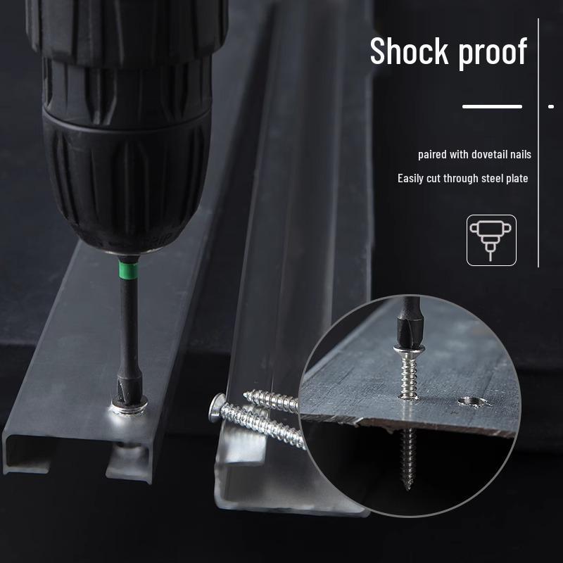 Phillips Hex Set: Strong Magnetic, Non-Slip Tungsten Steel, High Hardness Electric Screwdriver Bits