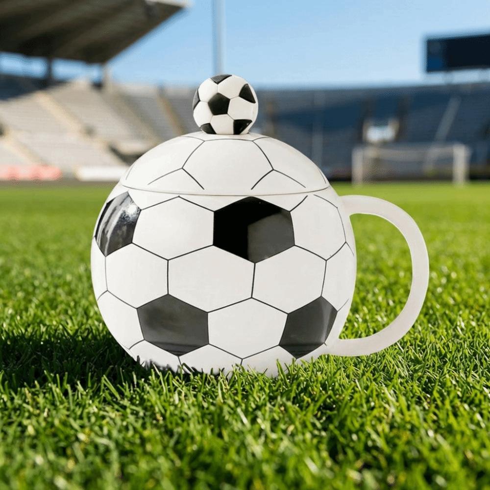 Sports Theme Football Tea Cup 400ml Ceramic Mug World Cup Soccer Cup Gift for Football Fans