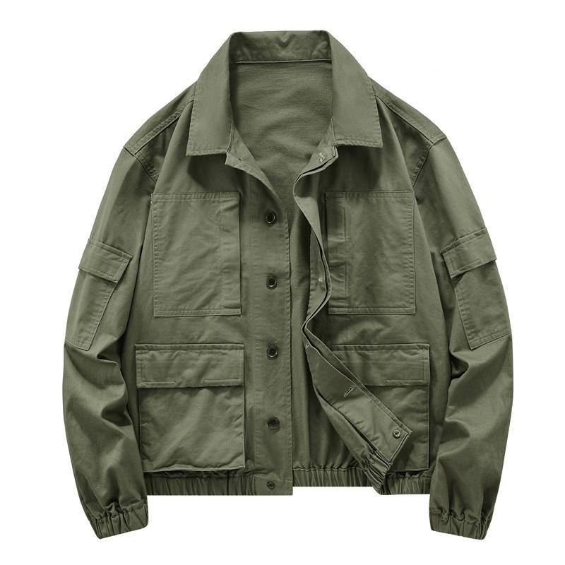 New Retro Tooling Jacket Men's Jacket Versatile American Casual Loose Top