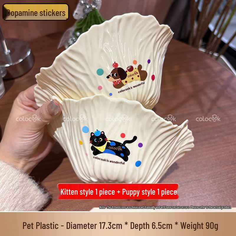 Oat Self-Reserved Small Lace Bowl for Salad, Soup, Milk, Fruit, Dessert, and More