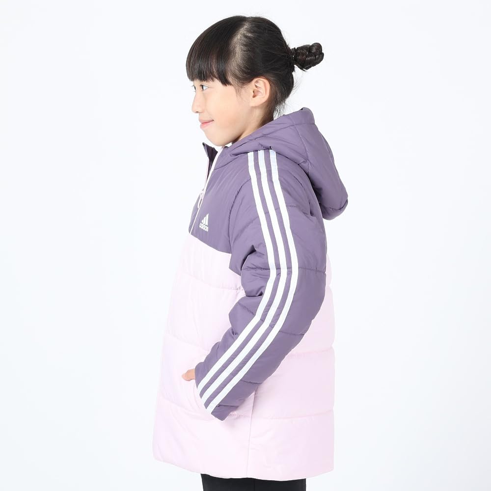 adidas YG ESS CB Padded Sports Style HAX56 Shadow J150 Jacket, Coat, (IL6094), Violet,