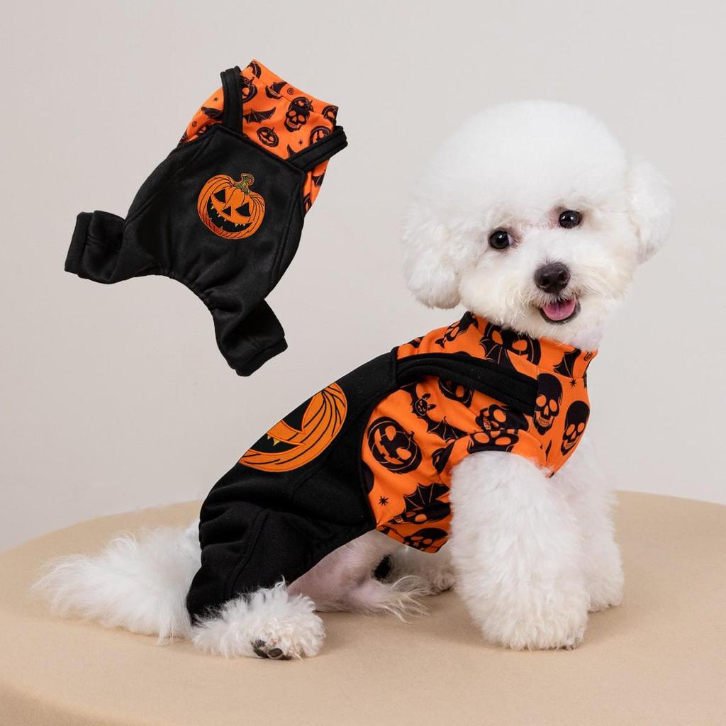 New Halloween Pet Costumes - Dog & Cat Autumn/Winter Dress-up Four-Legged Clothes