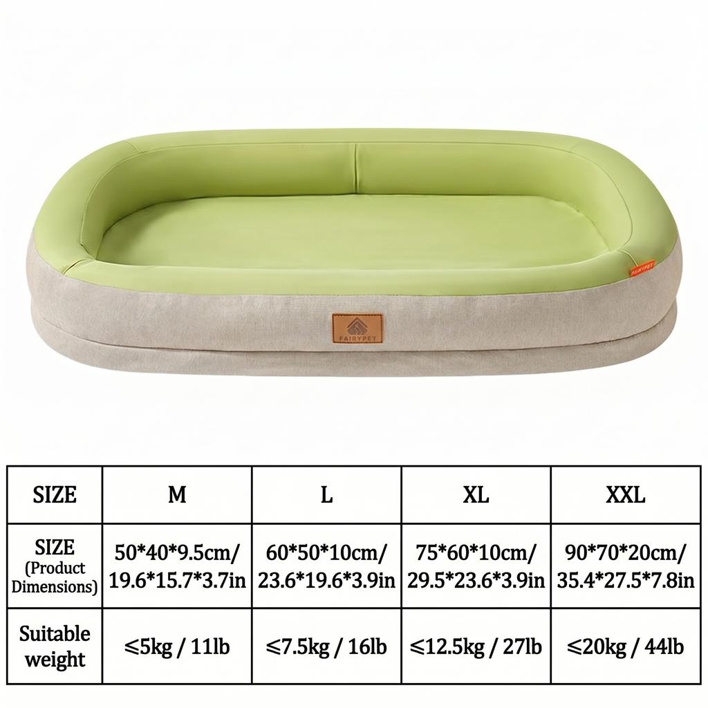 Cooling Dog Bed Summer Pet Sofa Bed Washable Soft Sleeping Mat for Small Medium Large Dogs Cats Breathable Pet Cushion