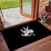 Anti‑Slip Crystal Velvet Floor Rug, Sporting Cp Design Carpet for Indoor Living Bedroom Home Decoration
