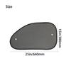 New! 2pcs Car Window Screen Sun Shade Mesh Cover Windshield Sunshade Visor With Suction Cups Summer Auto