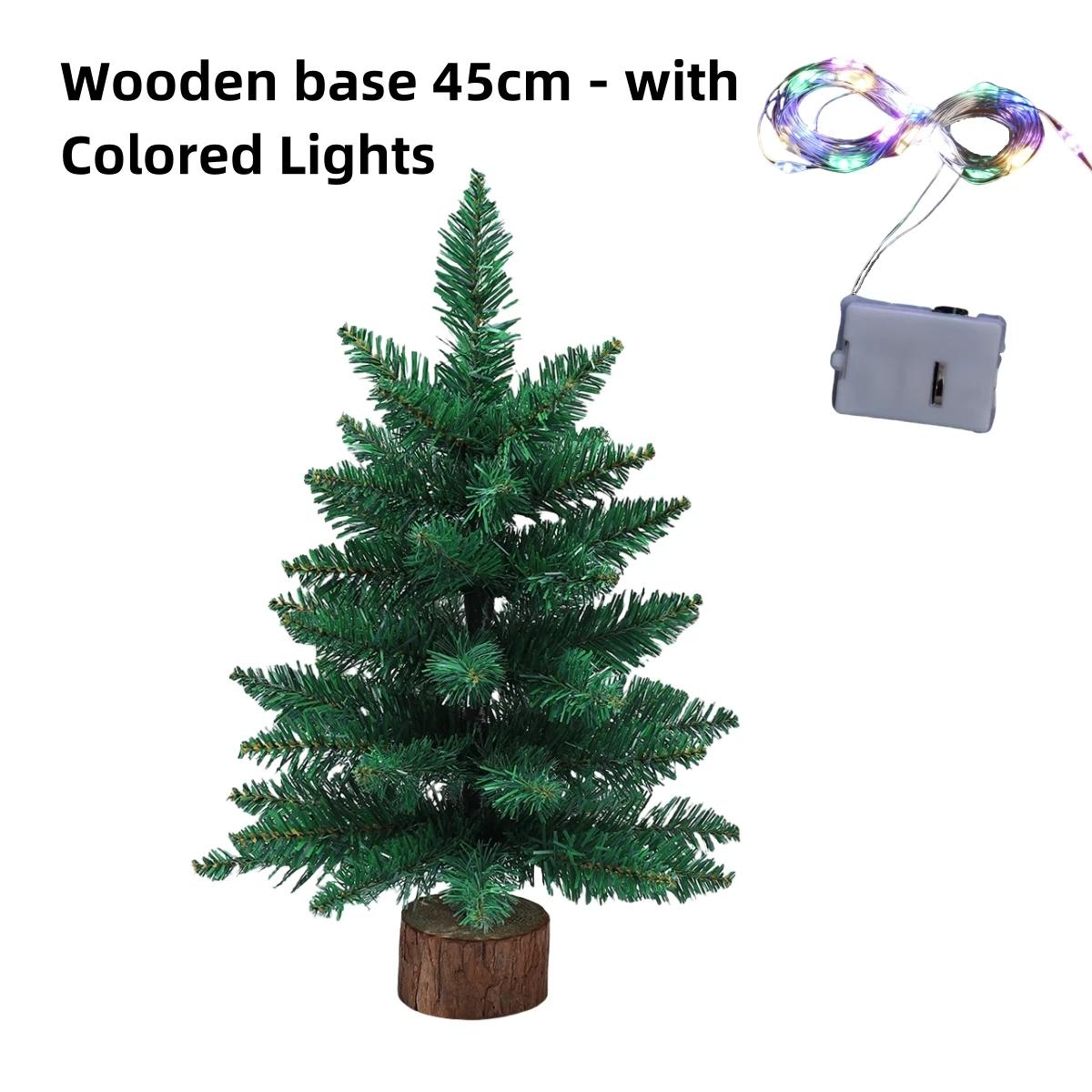 

Рождественское украшение на елку Прочный мини-декор для рождественской елки Реквизит для рождественских вечеринок Семейные посиделки Ежедневный настольный декор 45cm