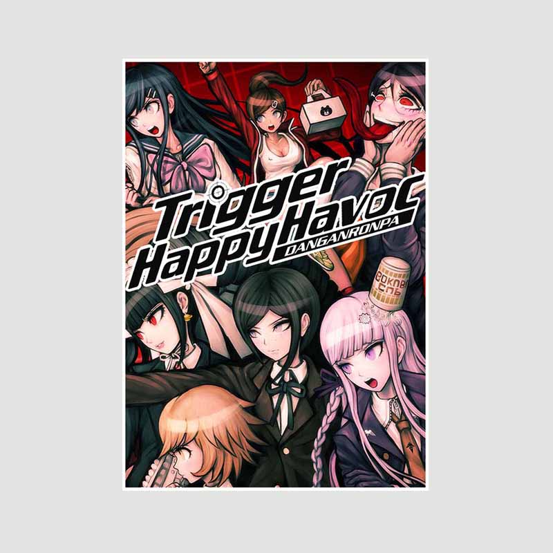 

Ретро Білий папір Мультфільм Фігурка Плакати Естетична класична гра Danganronpa Плакат Настінний декор Домашня кімната Бар Кафе Прикраса Художній живопис 30x21cm