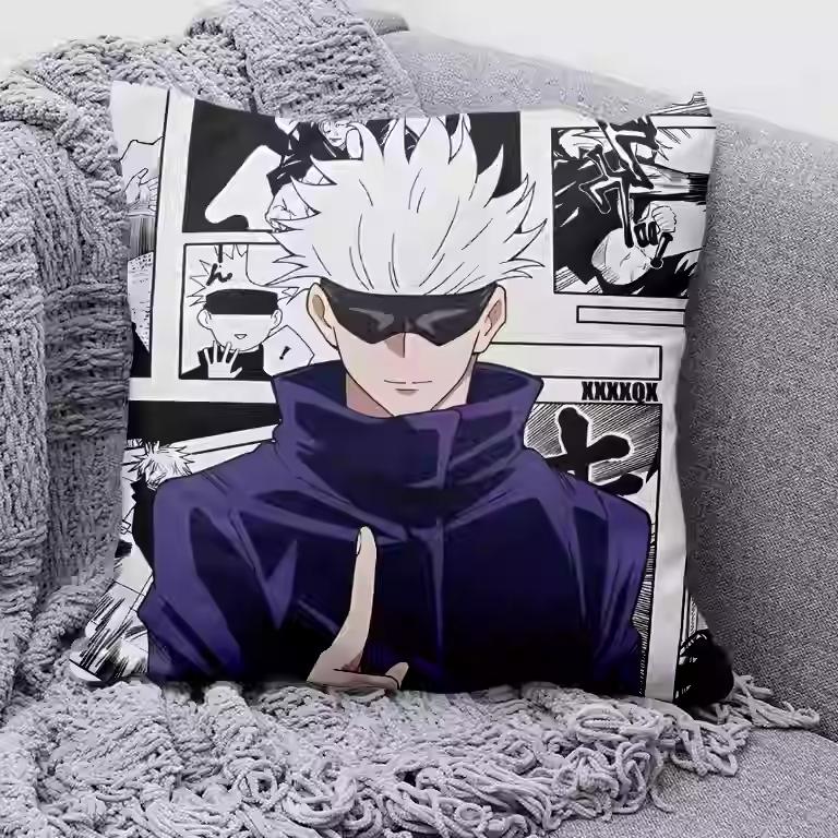 Anime Jujutsu Kaisen Gojo Satoru Collage Manga Understanding Pillow Animation Anime Cushion Cover Multiple Size Body Pillow Case