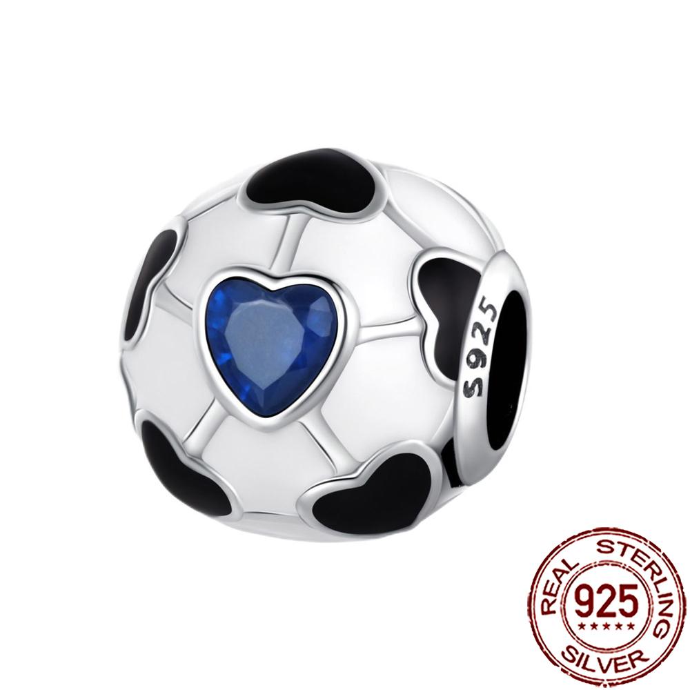 

Brand New Copper Metal Charm Bead Component Football Basketball Boxing Gloves Bead Component Compatible With Snake Chain Bracelet High Quality Fine