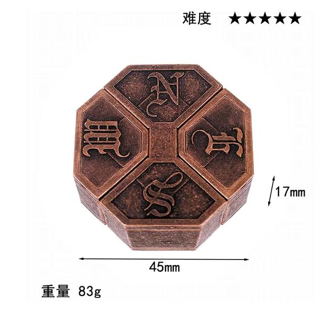 Puzzle Zinklegierung Entriegelung Kongming Schloss Magische Legierung Puzzle Spielzeug Neun Verbundene Ringe Intelligenz Entschlüsselung Spielzeug