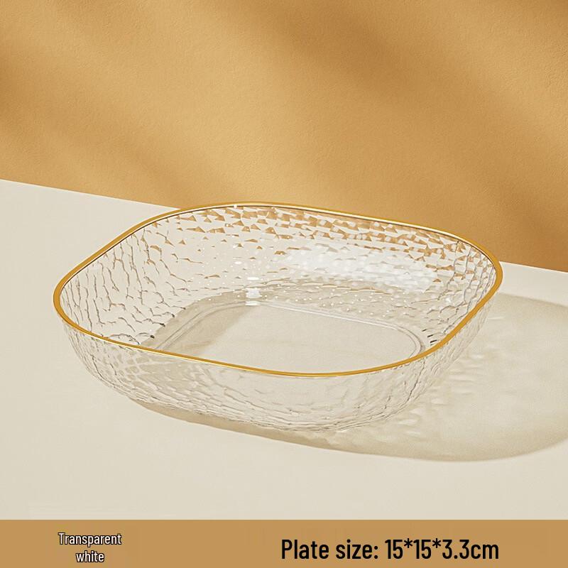 Yangge Gold-Rimmed Multipurpose Snack Plates & Racks