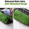 Nylon Waist Bag With Adjustable Belt, Multi Pocket Crossbody Chest Pack For Travel, Running, Walking, Outdoor Storage, Men And Women
