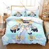 Gentle Kawaii Schoolgirl Graphic Kannuki Natsume Warm Daily Anime Bedding Set Duvet Cover With 2 Pillowcases Teen Girly Bedroom