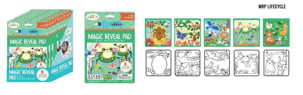 LETS CRAFT | Water Coloring Pages | Magical Transformations Life Cycle