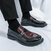 Mode Mode Hommes Chaussures Business Décontractées Mocassins en Cuir Fait Main Chaussures Confortables Cuir Artificiel de Qualité Chaussures de Conduite Taille 38-46