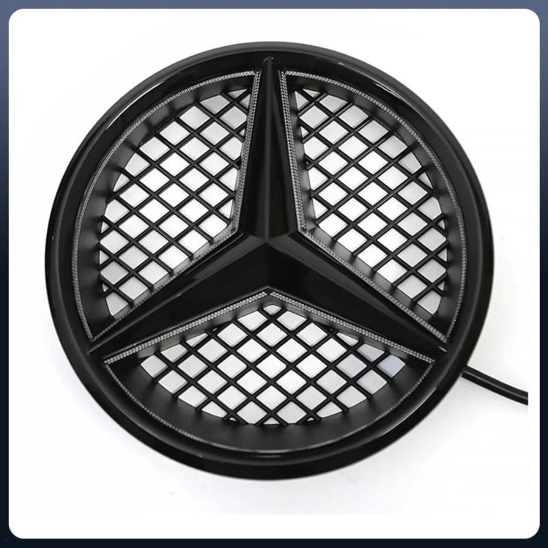 Car Front Grille Illuminated Logo Star LED Emblem Light Badge For Mercedes Benz W245 W204 X204 2008-2014