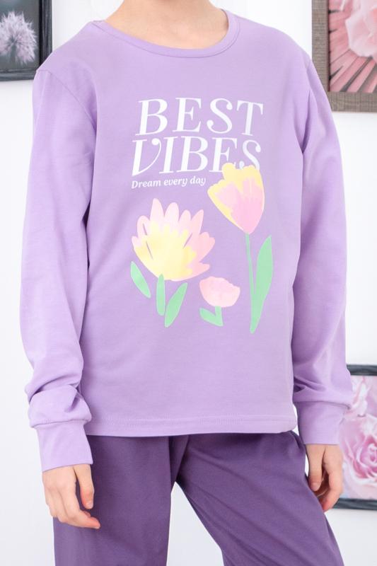 Mädchen Strick Pyjama Set – Weicher Stretchstoff & Gedrucktes Design, Ganzjahresbekleidung, 6076-036-33-5 HC