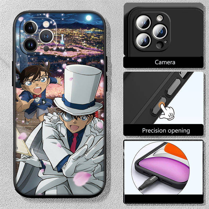 MH39 Detective Conan Phone Shell Case for Redmi Note 12 12S 12C 13 13C 13R 14 14S 14R 14C Pro Max Plus A3 A3X A4 A5 11A 13X