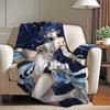 Game Iuno Wuthering Waves Blanket For Sofa Office Bed Plane Travel Sleep Read Relax Camping Soft And Warm