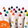 24 Colors Non Toxic Washable Watercolor Markers Set, Broad Cone Tip, Kids Art Pens for School, Drawing, Painting & DIY Crafts