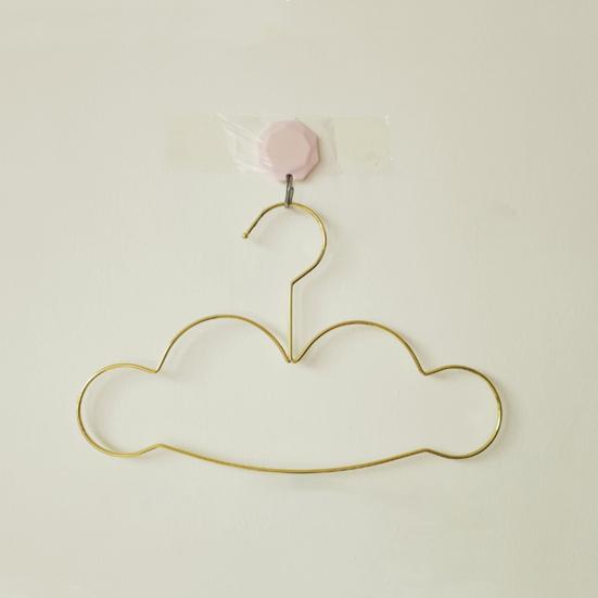 5 ks Věšák na oblečení Protiskluzový Severský styl Tvar mraku Zlatý Dětský Tvar mraku Věšák na kabáty pro domov