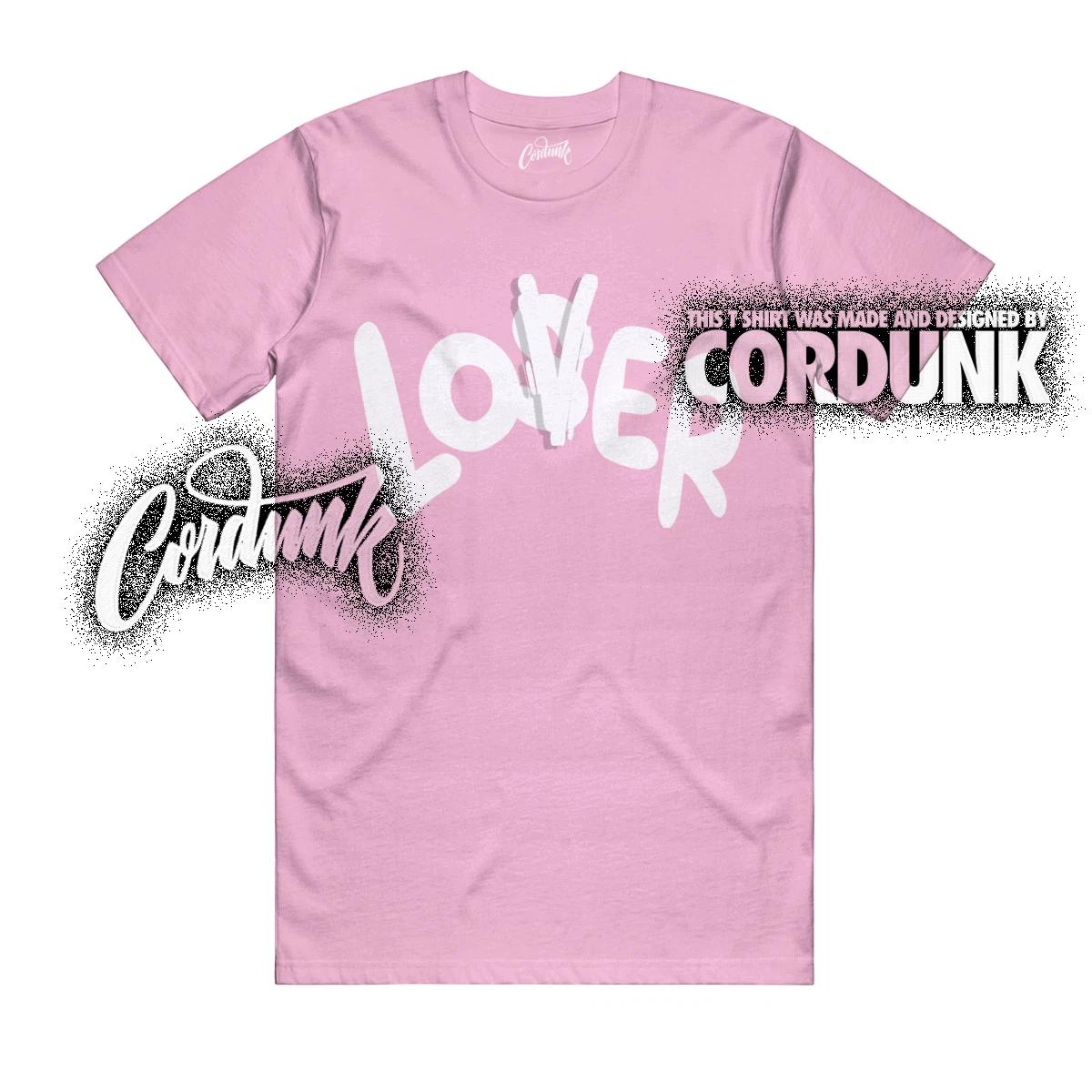 

Dunk Medium Soft Pink White T Shirt Match LOVER XL