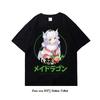 Anime Miss Kobayashis Dragon Maid Graphic Print T Shirt Fashion Plus Size Cotton Crew Neck Short Sleeve T Shirt Women Unisex