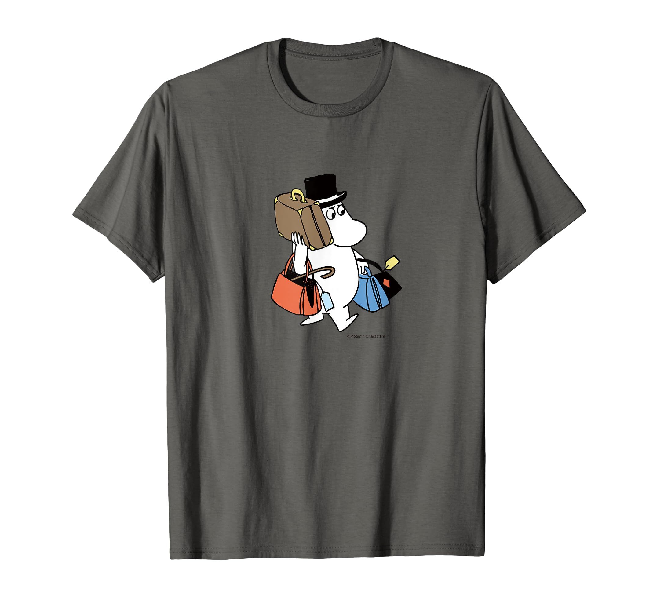 

Moominpappa Trunk and Bag T-shirt серый