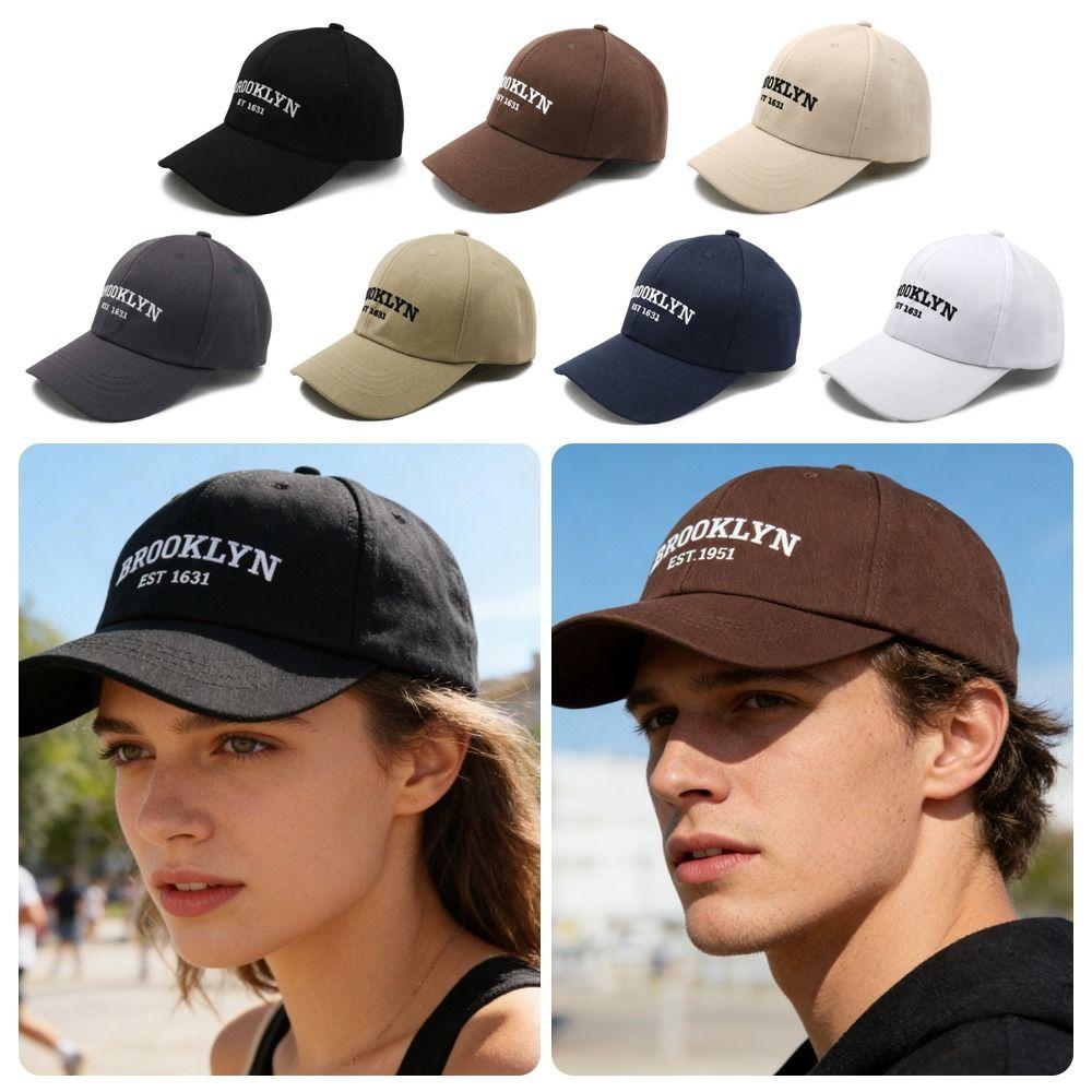 Letter Embroidered Baseball Cap High Quality Sunscreen Hat Creative Snapback Hat  Daily Wear