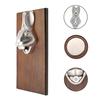 Bottle Opener Multifunctional Wall Mounted Stainless Steel Innovative Delicate Rabbit Head Refrigerator Magnet for Kitchen