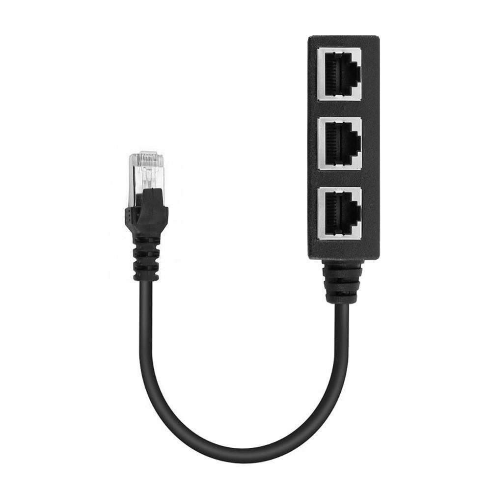 RJ45 Cable Splitter Converter 1 Male In To 2/3/4 Female CAT7 CAT6 CAT5 Network Cable Extend Adapter Cannot Be Used Sim Just One