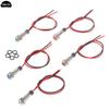 IP67 Waterproof LED Metal Warning Indicator Light 6mm Signal Lamp 3v-6v/12-24V /220v