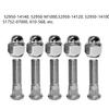 M12x1.50 Chrome Wheel Lug Stud Nut for Hyundai Sonata Elantra Tucson 52950-14140, 52950-M1000, 52950-14120, 52950-14100