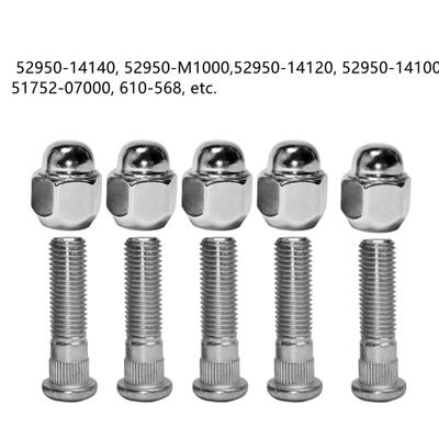 M12x1.50 Chrome Wheel Lug Stud Nut for Hyundai Sonata Elantra Tucson 52950-14140, 52950-M1000, 52950-14120, 52950-14100