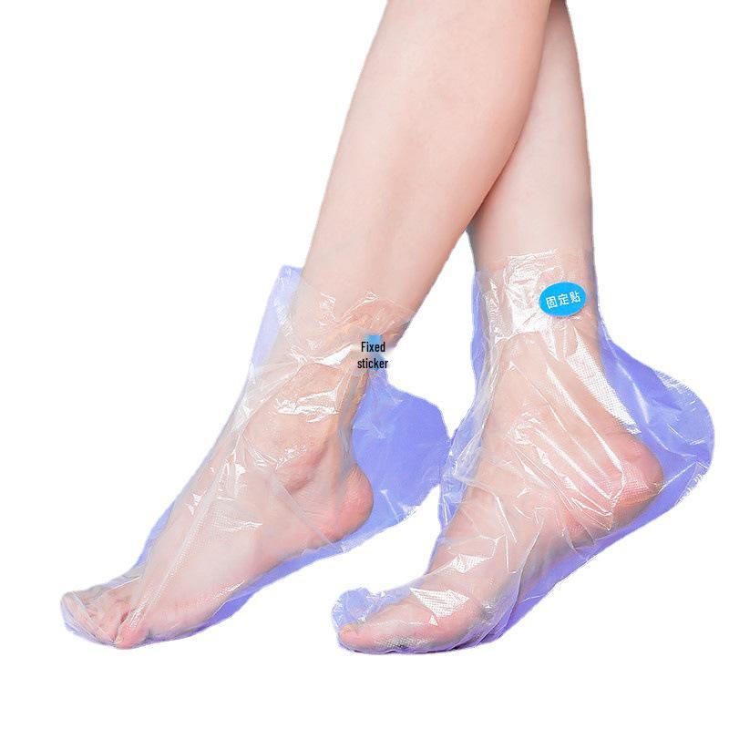 Moisturizing Disposable Foot Mask Socks - Anti-Crack, Waterproof Foot Therapy Covers