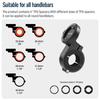 SinceTop Bicycle Phone and Detach Road Bike Phone Aluminum Construction for Bike Phone Holder for and Mountain Compatible with inch Android and