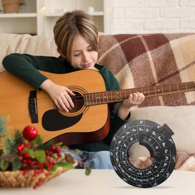 Koło akordów gitarowych Koło kwintowe Przenośne narzędzie do tworzenia melodii Łatwe w użyciu narzędzie do nauki teorii muzyki dla muzyków piszących piosenki