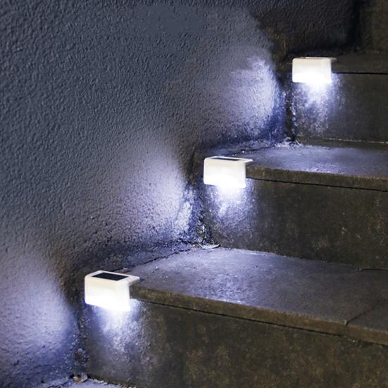 Solar-Deckleuchte, wasserdicht, wetterfest, IP65, lichtbeständiger Sensor, einfache Installation, lange Lebensdauer, dekoratives ABS