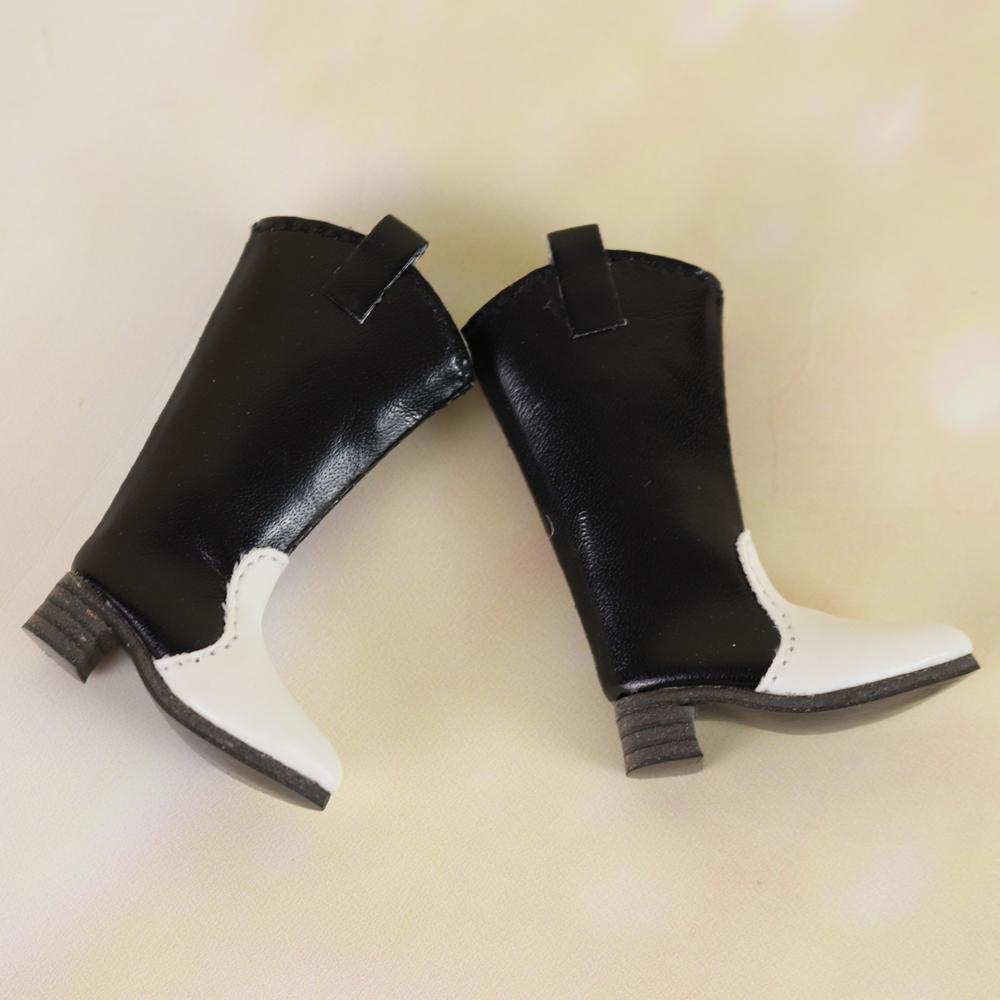 Botas Para Boneca Blyth Sapatos Legais Estilo Cow Boy Adequado 1/6 BJD 30cm Menina de Anime