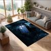 Doctor Who's TARDIS Printed Crystal Velvet Area Rug, Soft Anti-Slip Water Absorbent Floor Mat for Living Room Bedroom
