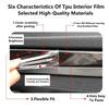 For RISING AUTO/MG MARVEL R 2021-2023 Car Interior Center Console Transparent TPU Protective Film Anti-scratch Repair Film Refit