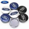 Autoaufkleber 2026 Ford 4-teilig 54 mm Original Radnabenabdeckungen für Ford Focus MK2 Fiesta Mondeo Galaxy Fal