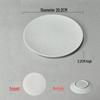 Melamine Imitation Stone Grain Round Plate - Simple Western Food & Dessert Plate