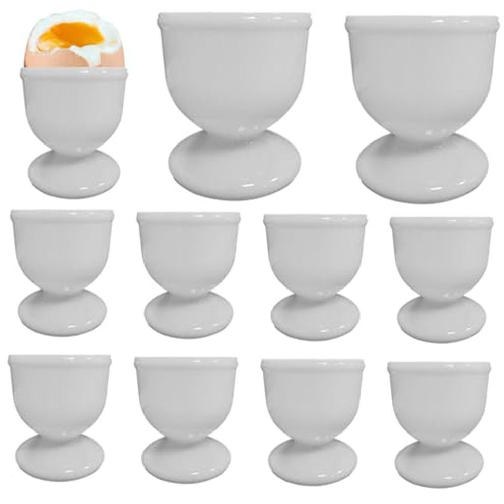 

10 Pcs Versatile Plastic Eggshell Cups For Serving Breakfast Brunch Kitchen Table Decor Kitchen Supplies