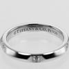 TIFFANY&Co. True Ring Pt950Platinum/diamond #4.3(US Size) 4.4g Women Used