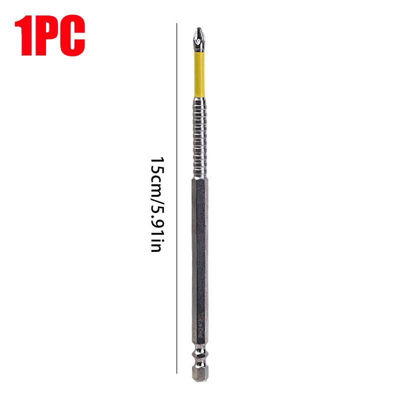 Magnetic Screwdriver Bit Hex Shank Head Drill Bits Screw Driver Anti-slip Screwdriver Drills For Woodworking Repair Hand Tools